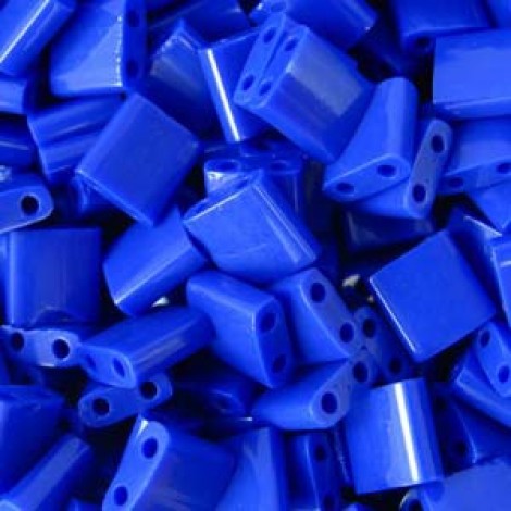 Miyuki Tila Beads - Opaque Cobalt - 7.2gm Miyuki Tila Beads - Opaque Cobalt - 7.2gm