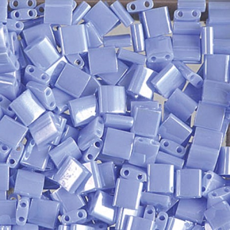 Miyuki Tila Beads - Opaque Light Periwinkle Luster - 7.2gm Miyuki Tila Beads - Opaque Light Periwinkle Luster - 7.2gm