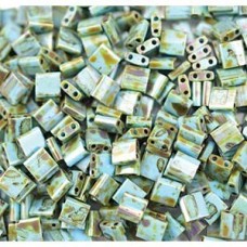 Miyuki Tila Beads - Picasso Seafoam Green Matte - 7.2gm