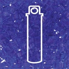 Miyuki Half-Tila Beads - Transparent Cobalt - 7.8gm