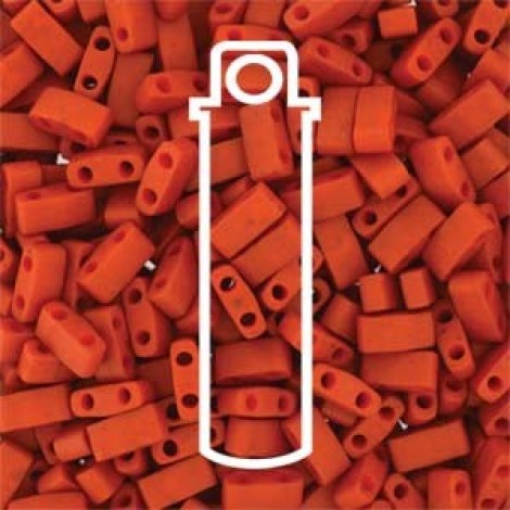 Miyuki Half-Tila Beads - Burnt Sienna - 7.8gm