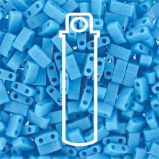 Miyuki Half-Tila Beads - Opaque Turquoise Blue - 7.8gm