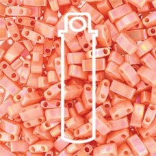 Miyuki Half-Tila Beads - Semi-Matte Op Salmon - 7.8gm