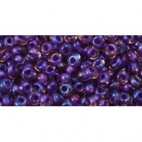 3mm Toho Magatama Drops - Rainbow Rosaline/Opaque Purple - 8-9gm 3mm Toho Magatama Drops - Rainbow Rosaline/Opaque Purple - 8-9gm
