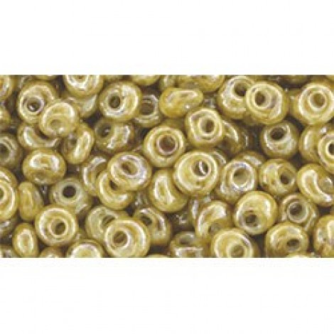 3.4mm Toho Drop Beads - Opaque Luster Picasso - 12.5gm