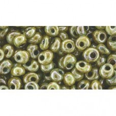 3.4mm Toho Drop Beads - Op Luster Transparent Green