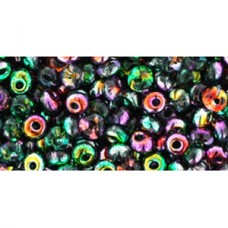 3mm Toho Magatama Drops - Hybrid Marea Peacock/Gold - 12.5gm