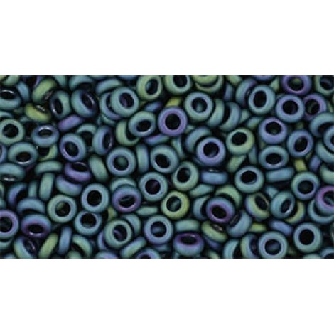 8/0 Toho Demi Round Seed Beads - Matte Colour Iris Teal - 8-9gm 8/0 Toho Demi Round Seed Beads - Matte Colour Iris Teal - 8-9gm