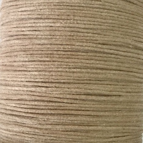 1mm Natural Supreme Waxed Cotton Cord - 137m roll (150yd)