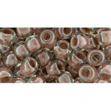 3/0 Toho Seed Beads - Crystal-Antique Plum Lined - 10-12gm