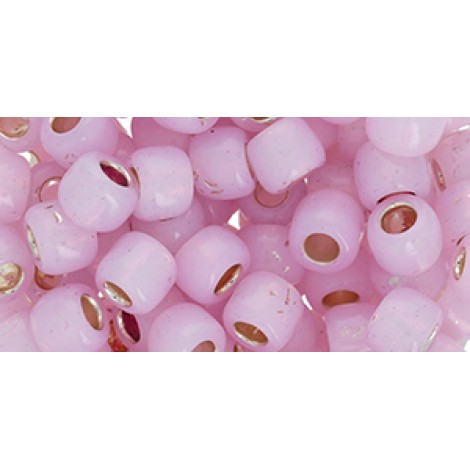 3/0 Toho Seed Beads - Milky Innocent Pink - 8-9gm