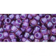 6/0 Toho Seed Beads - Inside-Color Rainbow Rosaline/Opaque - 18-19gm