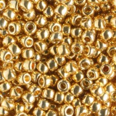 6/0 Toho Beads - Permafinish Galvanized Starlight (Gold)