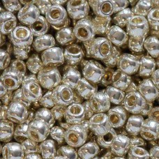 6/0 Toho Beads - Permafinish Galvanized Aluminum (Silver)