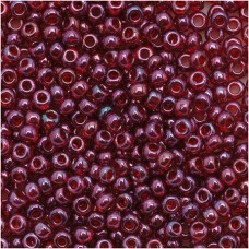 8/0 Toho Beads - Gold Lustered Raspberry