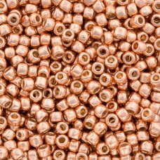 8/0 Toho Japanese Permafinish Seed Beads - Galvanized Rose Gold - 18-19gm