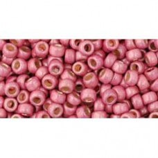 8/0 Toho Seed Beads - Permafinish Galvanised Pink Lilac - 8-9gm