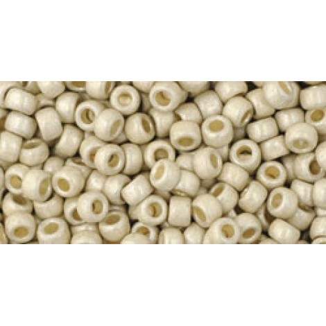 8/0 Toho Japanese Permafinish Seed Beads - Matte Galvanized Aluminum 8-9gm 8/0 Toho Japanese Permafinish Seed Beads - Matte Galvanized Aluminum 8-9gm
