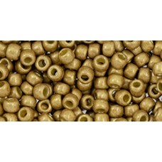 8/0 Toho Japanese Permafinish Seed Beads - Matte Galvanized Golden Fleece - 12.5gm