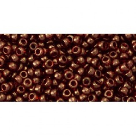 11/0 Toho Seed Beads - Gold Lustre African Sunset