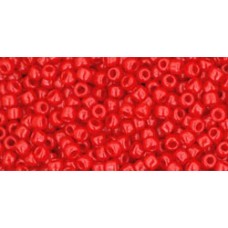 11/0 Toho Beads - Opaque Cherry - 8-9gm