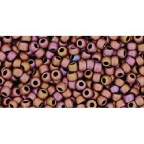 11/0 Toho Seed Beads - Matte-Color Mocha Mauve