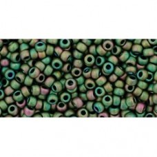 11/0 Toho Seed Beads - Matte Colour Iris Peridot