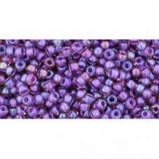 11/0 Toho Seed Beads - Rainbow Rosaline-Opaque Purple Lined