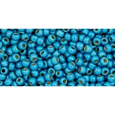 11/0 Toho Beads - Permafinish Galvanized Aqua Sky - 8.9gm