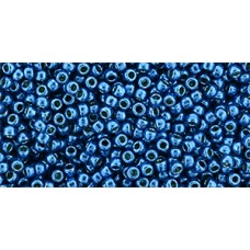11/0 Toho Beads - Permafinish Matte Galvanized Turkish Blue