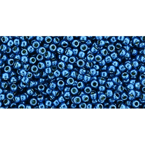 11/0 Toho Beads - Permafinish Matte Galvanized Turkish Blue