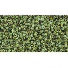 15/0 Toho Japanese Seed Beads - Turquoise Picasso - 12.5gm