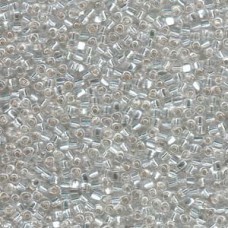 10/0 Miyuki Triangle Seed Beads - Silver Lined Clear