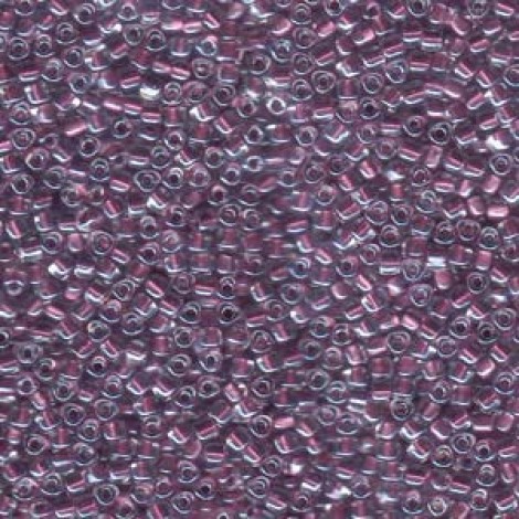 10/0 Miyuki Triangle Seed Beads - Colour Lined Lavender