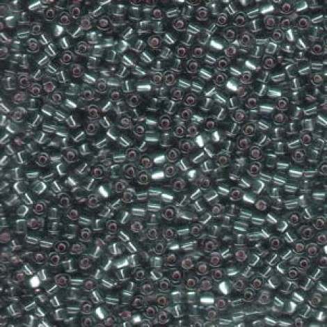 10/0 Miyuki Triangle Seed Beads - Silverlined Grey - 12.5gm 10/0 Miyuki Triangle Seed Beads - Silverlined Grey - 12.5gm
