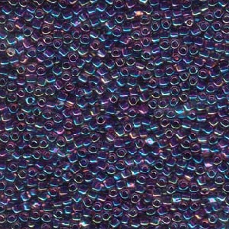 10/0 Miyuki Triangle Seed Beads - Colour Lined Purple & Blue - 12.5gm 10/0 Miyuki Triangle Seed Beads - Colour Lined Purple & Blue - 12.5gm
