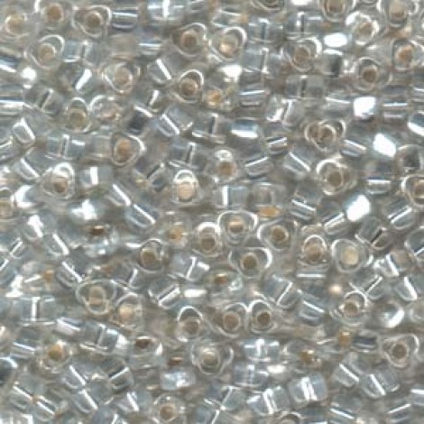 Miyuki 5/0 Triangles - Silver Lined Clear - 12.5gm