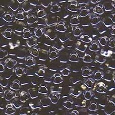 5/0 Miyuki Triangles - Black Lined Crystal - 12.5gm