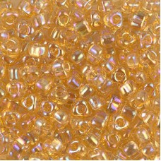 5/0 Miyuki Triangles - Lt Topaz AB - 12.5gm