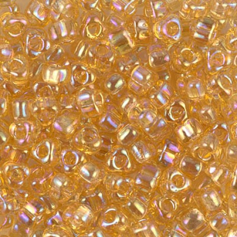 5/0 Miyuki Triangles - Lt Topaz AB - 12.5gm
