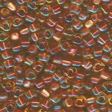 5/0 Miyuki Triangles - Sparkling Rose Lined Light Topaz Luster - 12.5gm
