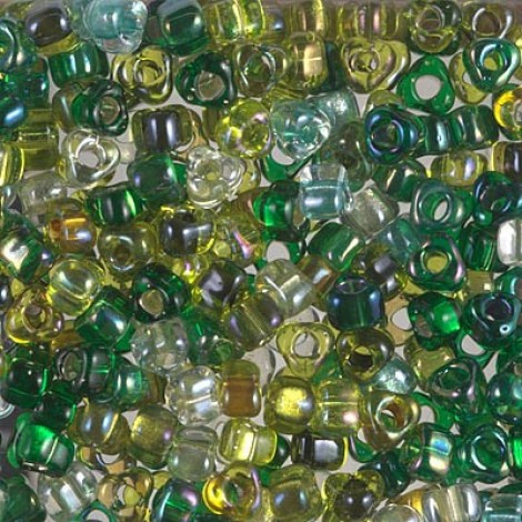 Miyuki 5/0 Triangle Mix -Ever Green - 10gm Miyuki 5/0 Triangle Mix -Ever Green - 10gm