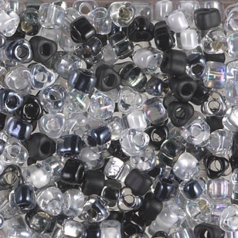 Miyuki 5/0 Triangle Mix - Salt & Pepper - 10gm