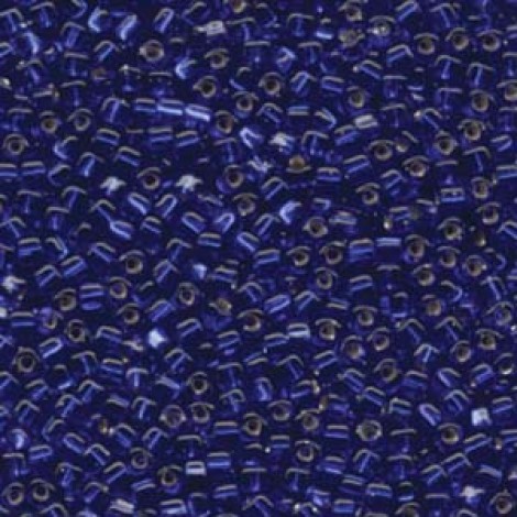 8/0 Miyuki Japanese Triangles - Silver Lined Cobalt - 12.5gm