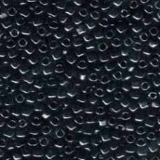 8/0 Miyuki Triangle Seed Beads - Opaque Black