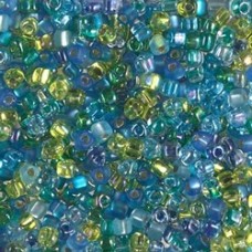 Miyuki 8/0 Triangle Mix - Electric Blue Lagoon - 10gm