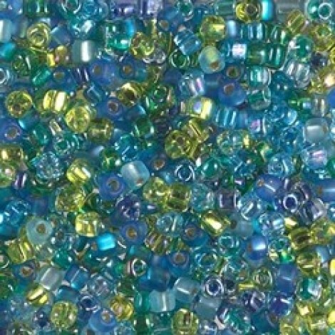 Miyuki 8/0 Triangle Mix - Electric Blue Lagoon - 10gm