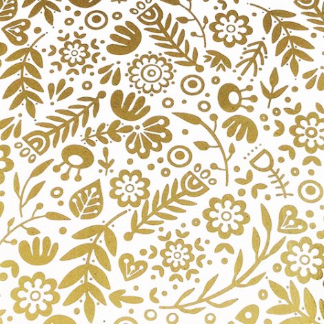 9.5x13.5cm Coral Cockatoo Gold Foil Water Transfer Sheet - Folk Garden 9.5x13.5cm Coral Cockatoo Gold Foil Water Transfer Sheet - Folk Garden