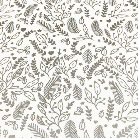 9.5x13.5cm Coral Cockatoo Silver Foil Water Transfer Sheet - Christmas Flora 9.5x13.5cm Coral Cockatoo Silver Foil Water Transfer Sheet - Christmas Flora