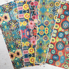 9.5x13.5cm Coral Cockatoo Water Soluble Transfer Sheets - Contemporary Flowers